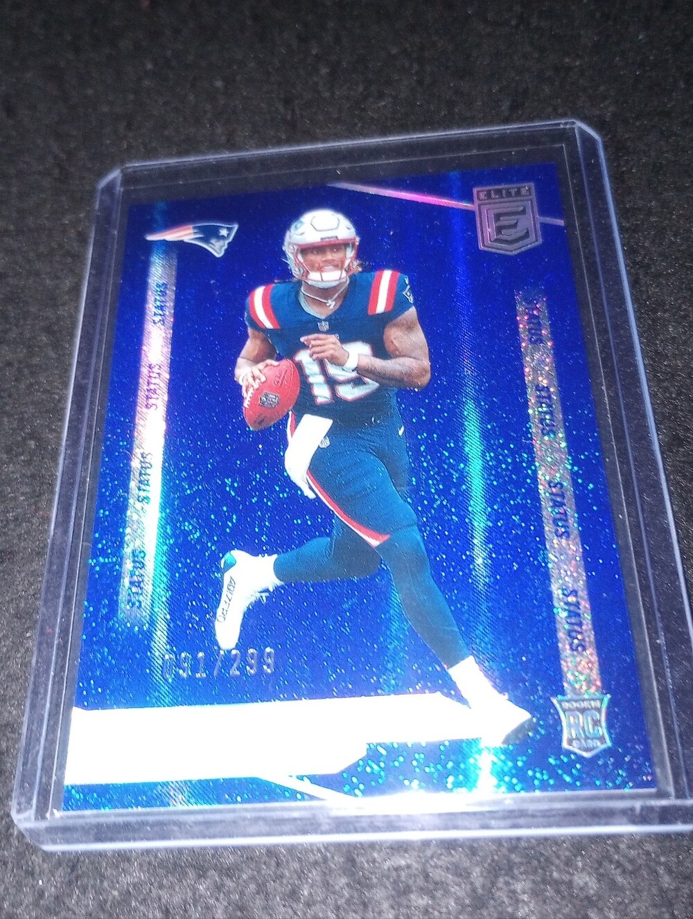 2024 Panini Donruss Elite - Rookies Joe Milton III #115 Status Sparkle /299 (RC)